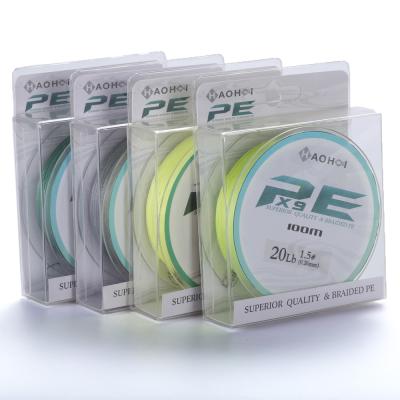 China Float Locator 9 Strands Super Soft PE Braid Fishing Line Extensions for sale