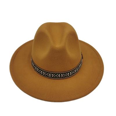 China Fashion Chinese Manufacturer Travel Party Polyester Casual Plain Felt Sun Hat for sale