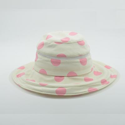 China Character Summer Travel Shade Beachround Dot Big Brim Sun Hat Straw Hats Hat for sale