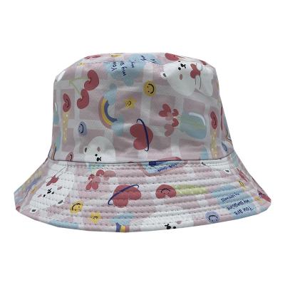 China Fashion Print Cartoon Bear Shading Bucket Hats Bulk Hat Bucket Hats for sale