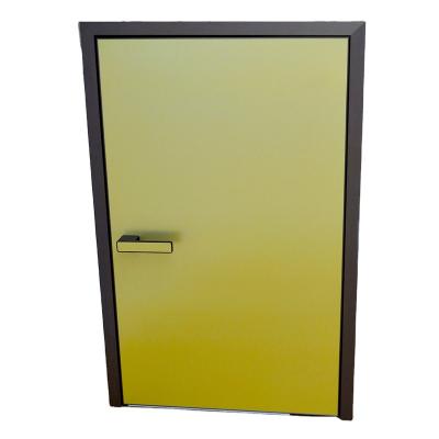 China KTV Box Bar Toilet Door Waterproof Aluminum Honeycomb Finish Gold Finish Sound Proof Door Moistureproof Aluminum Alloy Door for sale