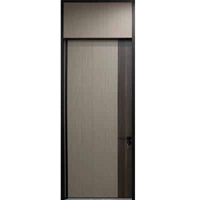 China Home office door whit swing wood mdf sound insulation door design modern melamine for sale