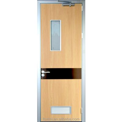 China Waterproof western style hospital door aluminum honeycomb fabrication door engineering fire and bacteriostatic foreign trade export for sale