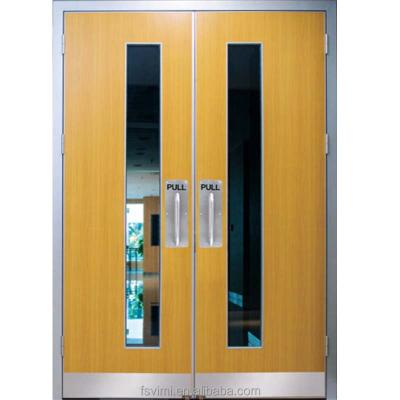 China Clinic Fire Protection Hospital Door Clean Room Eco Friendly Modern Airtight Aluminum Frame Door for sale