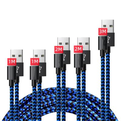 China Nylon Braided+Aluminum Alloy For iPhone USB Charging Cord 1m 1.5m 1.8m 2m 3m , Custom Heavy Duty Metal And Nylon Braided Fast Charging USB Charger Cable for sale