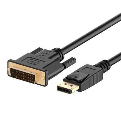 China Multimedia 3ft 3ft 6ft 10ft Display Port to DVI Cable Male to Male DisplayPort DP to DVI Connection Adapter 1080P 3D for HDTV PC Projector for sale