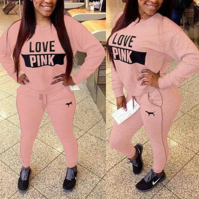 China 2022 amazon drop sale 100% cotton fabric xs 4XL women clothes hot two-piece set sweatsuits breathable 100% running wear for sale