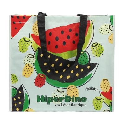 China Eco-friendly Bopp Laminated Bag Logo Printed PP Woven Bag Manufacturers Custom Gift Bag for sale