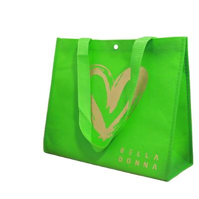 China Low Price Eco-Friendly Wholesale Green Promotional Reusable Tote Non Woven Bag For Shopping for sale