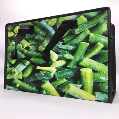 China Handled PP Woven Cooler Laminated Eco Friendly Bags for sale