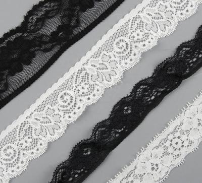 China Stretch Lace Scalloped Lace Ribbon Suitable For Children's Wear, Women's Wear, Pajamas, Tank Tops for sale