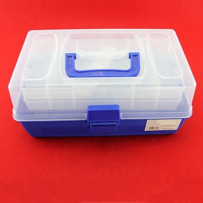 China Plastic Removable Dividers Three Tray Tackle Box is an all-in-one-carrier constructed of durable molded plastic for sale