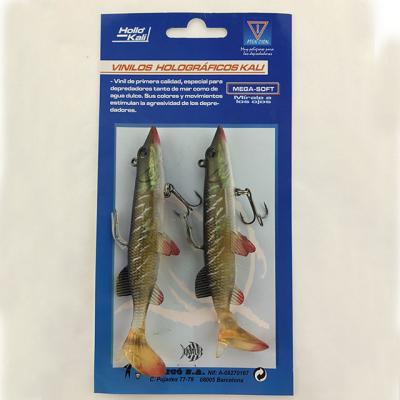 China Custom PVC Saltwater Soft Lure For Fishing Lure Saltwater Soft Plastic Rubber Lures for sale