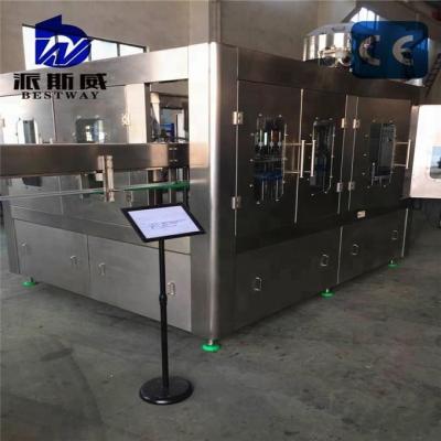 China Automatic Beverage Bottled Water Monoblock 3in1 Washing Filling Capping Machine for sale