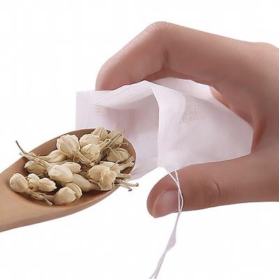 China 100% Maker Hot Flower Non Biodegradable Pla Woven Empty Compostable Tea Bags Small Compostable Tea Bags for sale