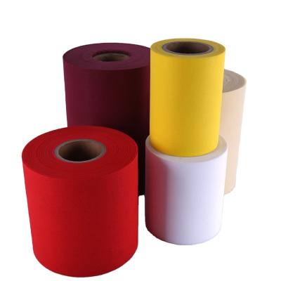 China Breathable 100% Biodegradable PLA Woven Fabric Non Rolls Colored For Storage Bag for sale