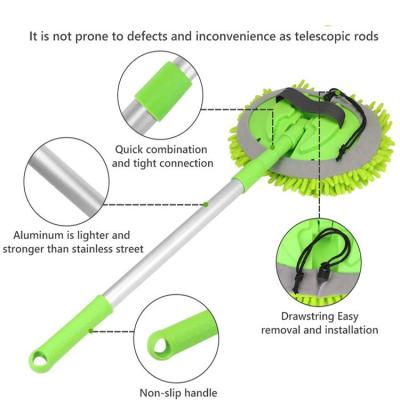 China Viable Sponge Microfiber Wash Windshield Car Chenille Wash Cleaning Mops Cleaning Tool Wash With Water for sale