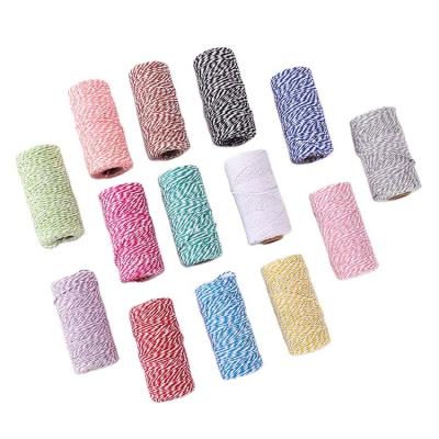 China High tenacity factory produces color cotton yarn packing zongzi crab tying decorative handwoven rope DIY cotton yarn wholesale for sale