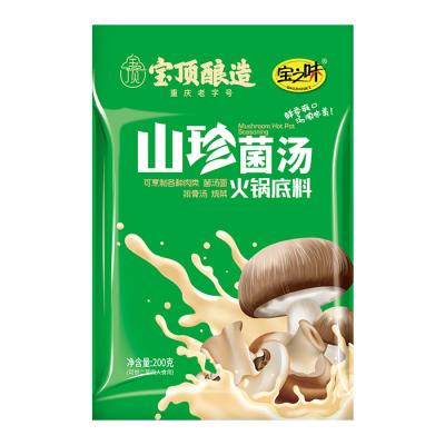 China Wholesale High Quality Hot Pot Bottom Soup Fast Food Mushroom Mushroom Soup Base Ready Made for sale