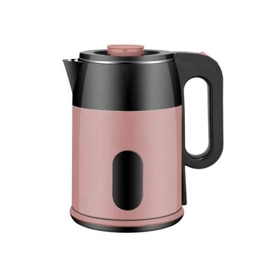 China 360 Degree Electric Kettle New Arrival 1.8L 1500W PP Shell Small Degree Daily Use Plastic External Low Rotation Electric Kettle for sale