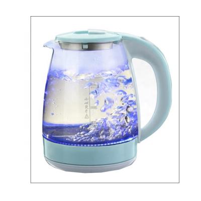 China 360 Degree Rotation Base 2022 Kitchen Appliances Water Heater New 1.8l Custom Logo Tea Boiling 1500w Lead Glass Body Electric Kettles for sale