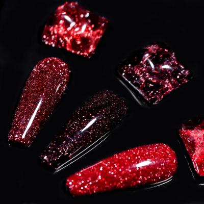 China 2021 China supplier newest vegan gel nail disco gel polish disco UV gel nail polish top coat for sale