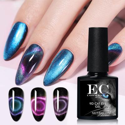 China Cat Eye Gel Polish Nail Drawing Hot Sale Flower Gel Polish Small Moq Cat Eye Gel Polish for sale