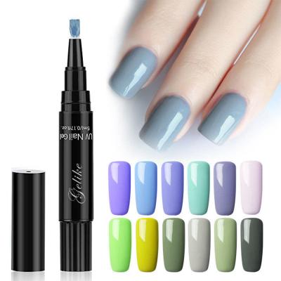 China Wholesale Good Quality Quick Dry Nail Polish Pen EC Gel Polish Pen for sale