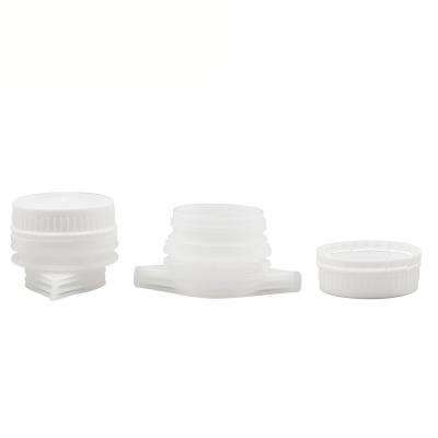 China Non Large Spill Diameter 40mm Plastic Spout With Cap For 5L Or Large Capacity Pouch for sale