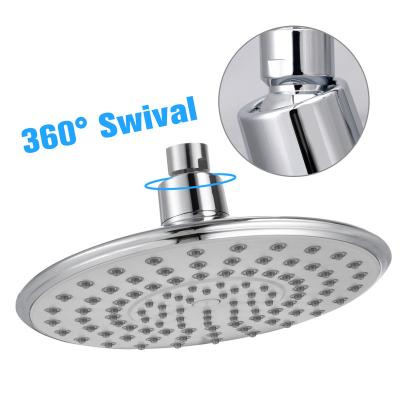 China Without Diverter 2022 High Pressure 8 Inch360 Degree Rotating Shower Head With Full Chrome for sale