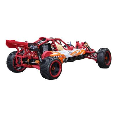 China BAJA 5B 1/5 Scale 305 RC Gasoline RC Car Baja CNC Rear Shock Ride Brace Saiya RC Factory Sales Buggy with Gas Engine and Exhaust Muffler Black Box for sale