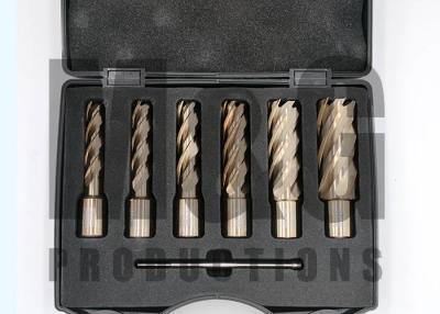 China HSS (M2) & HSS Cobalt (M35)Annular Cutter,Rotabroach cutter, Slugger,Magnetic Drill bits popluar size 6 pcs Cutter+1 Pin for sale