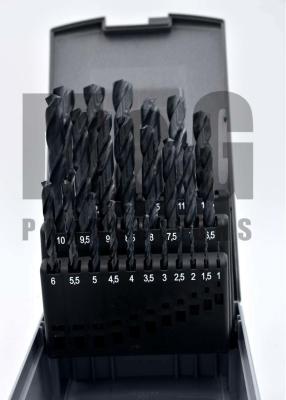 China BLACK FINISHEd Cobalt Jobber Drill Bits High Precision Solid HSS Fully Ground Metric for sale