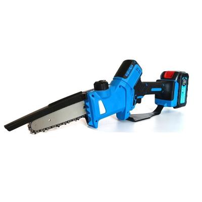 China Anti-skid Portable Rechargeable Wood Chainsaw Cutting Garden Branches Lithium 6/8Inch Electric Saw for sale