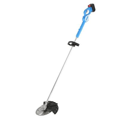 China Portable Cordless Battery Powered Electric Grass Trimmer Anti-skid Household Brush Cutter for sale