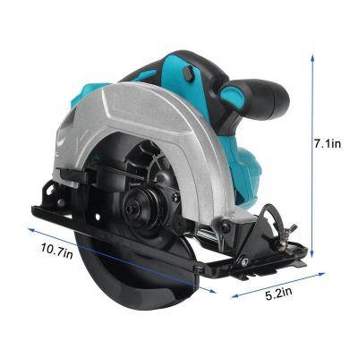 China High Power Cordless Powered Electric Chainsaw 7inch Woodworking Saw Brushless Electric Circular Saw for sale