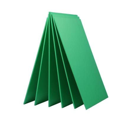 China Outdoor Decoration/Advertising/Display/Sign Color Flexible Plastic Board Signage Shows 4x8ft Waterproof Green PVC Foam Sheet for sale