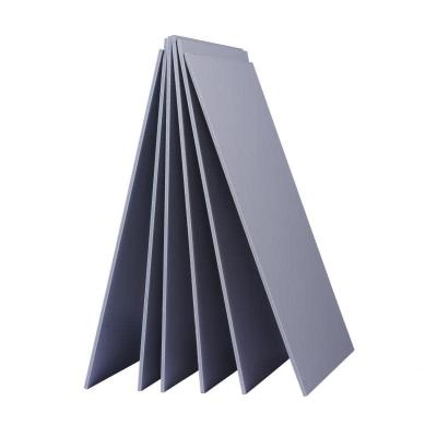 China 100% Virgin Material Smooth Surface Rigid Expand PVC Plastic Sheet PVC Laminated Gray PVC Foam Board for sale