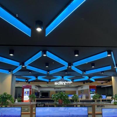 China Artistic Ceilings Ceiling Tiles Light Diffuse Plate Clear Light Diffuse Guide Plate Thermoform Waterproof Fireproof Ceiling Panel for sale