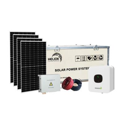 China Hot sale home 6KW 7KW 8kw on grid energy solar power panel system for home on grid solar system 5kw for sale