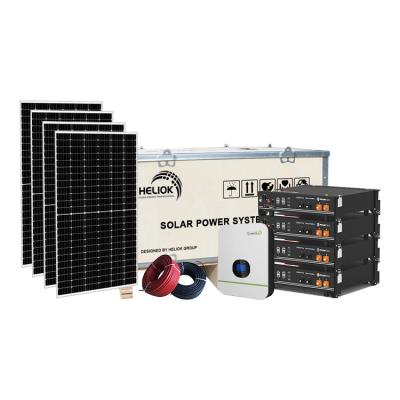 China Home PV 5kw Solar System 5kw 5000 Watt Solar Panel 5kva Solar Power System for sale