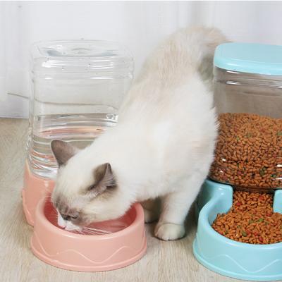 China New Design Automatic Gravity Cat Pet Automatic Food Dispensing Automatic Pet Feeder For Dogs And Cats for sale