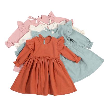 China Autumn Boutique Children Girls Clothes Washable Floating Spring Sheath Princess Dresses For Party for sale