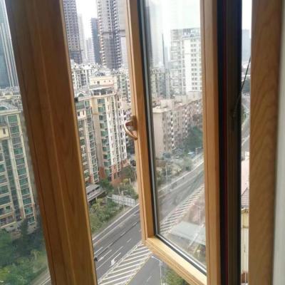 China Aluminum Wood Swing AAMA Composite Exterior Windows Single Window Windows for sale