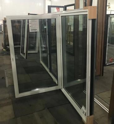 China NFRC/AAMA Folding Screen Safe Glass Aluminum Windows And Doors Casement Windows With NAMI for sale