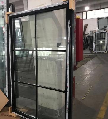 China Tilt & Turn Project Aluminum Triple Folding Double Screen Glass Window Comply with NFRC and NAMI USA Standard for sale