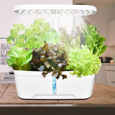 China Modern White Grow Lights Smart Aeropot Indoor Planter Pots Flower Garden Germination Kits Hydroponic Growing Systems for sale