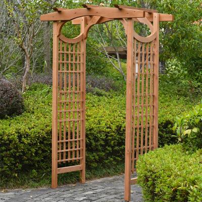 China Providence CLASSIC Outdoor Wood Arbor Trellis Pergola Trellis Garden Axle Arches Arbors Pergolas for sale