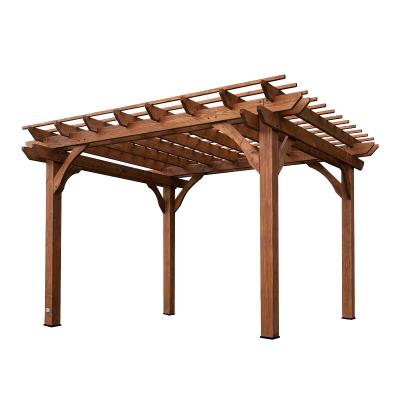 China Easily assembled the 2021 waterproof wooden pergola bioclimatic for garden pergolas for sale