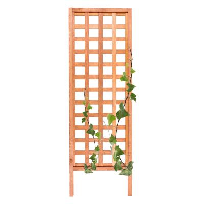 China Viable Wholesale Colorful Garden Fence Anticorrosive Wooden Trellis For Outdoor Patio for sale